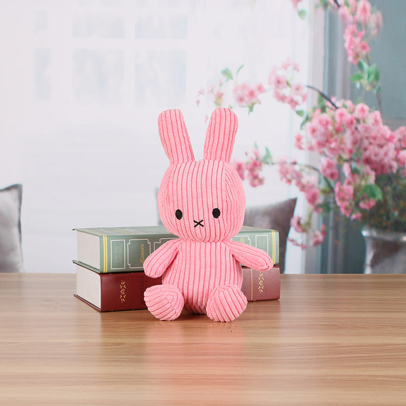 Cute Velvet Rice Rabbit Plush Toy Simulation Cartoon Doll